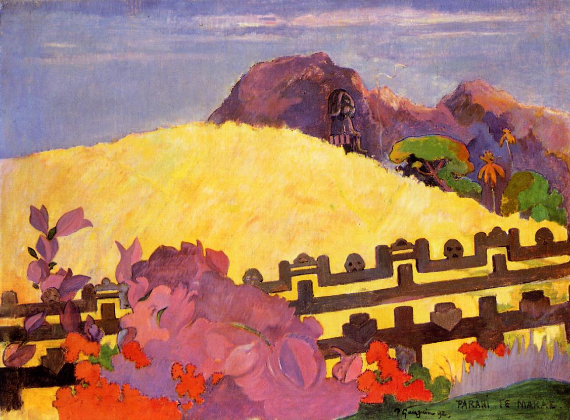There Lies the Temple - Paul Gauguin Painting